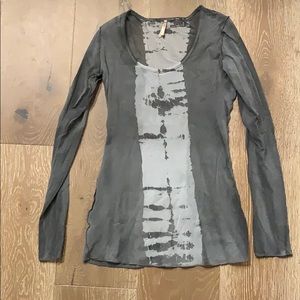 Pete long sleeve sheer design top